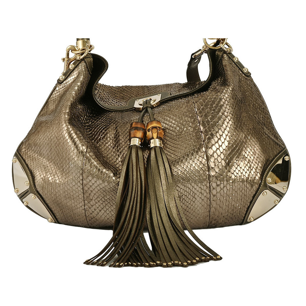 Gucci Python Metallic Snake 2way One Shoulder Bag… - image 5